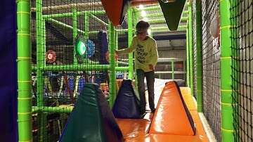 Interactive playsystem integrated in a playground