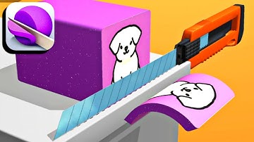 ASMR Slicing - All Levels 85-87 Gameplay (iOS,Android)