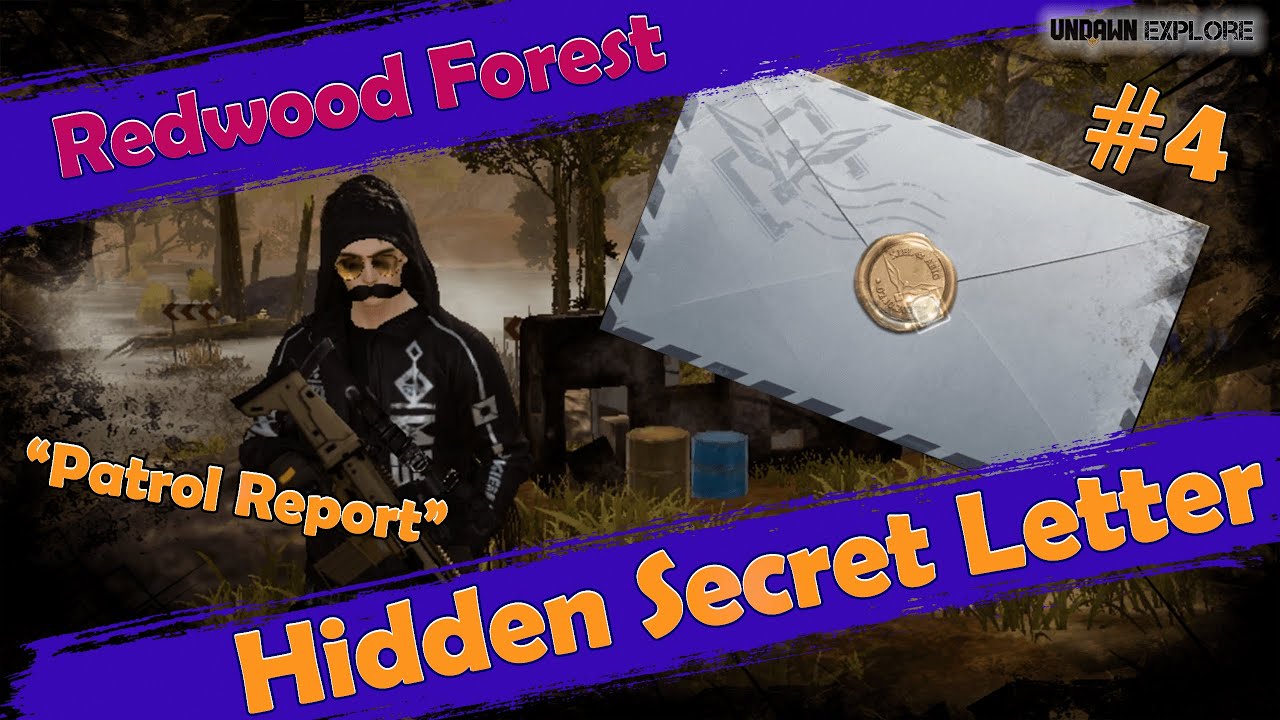 Undawn Dossier  #4   Secret Letter Redwood Forest Patrol Report Dossier