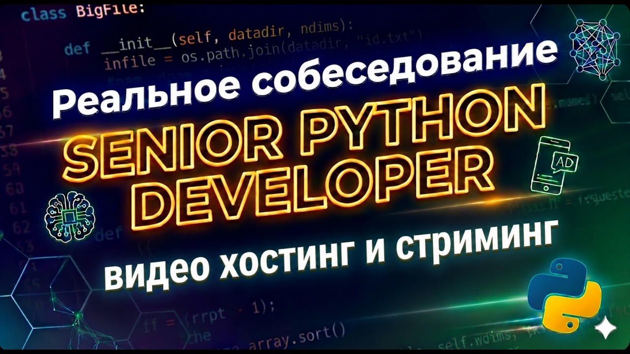 🚨 Пытаюсь пройти РЕАЛЬНЫЙ собес на Senior Python Developer / Завалили ...