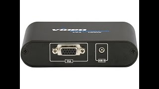 Adaptador,conversor VGA para HDMI com áudio - jccabos(, 2015-05-25T20:48:09.000Z)