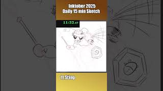 Daily 15Min Sketch Drawing - 11.Sting