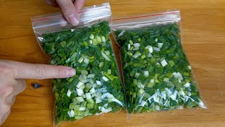How to store green onions? Teach you a trick,HOW TO : Save the shallotsLife HacksPrep Green Onions