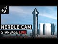 Nerdle cam  spacex starbase starship launch facility