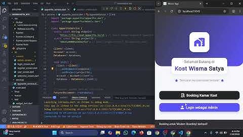 Presentasi Pemrograman Mobile App (Aplikasi Pengelolaan Kost Pribadi) dengan Framework Flutter