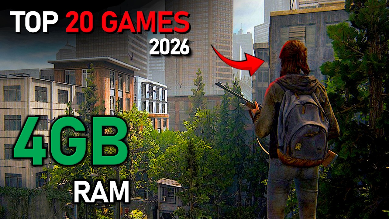 Top 20 Low end PC Games for 4GB Ram 🔥 : No GPU Required - YouTube