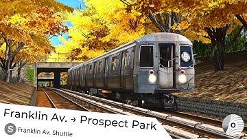OpenBVE - FRANKLIN AV. to PROSPECT PARK (New York City Subway (S) Line)