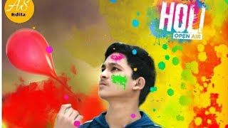 #HoliphotoEditing #SpecialHoli       Holi Photo  Editing tutorial effect step by step #AsEditz screenshot 2