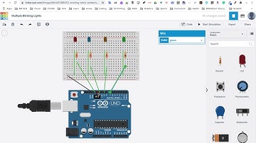 How to Turn on Multiple Lights at Different Intervals (Arduino TinkerCAD simulation Microcontroller)