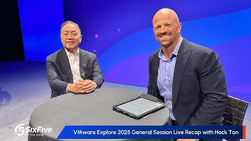 Broadcom CEO Hock Tan van VMware Explore 2025 Live Recap met Six Five on The Road