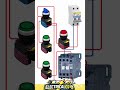 Automatic Contactor Wiring with MCB & Push Button | Electrical Control Panel 🔥