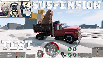BeamNG.Drive | Gavril Suspension Test With 22 Tons | Logitech g920 relaxing drive