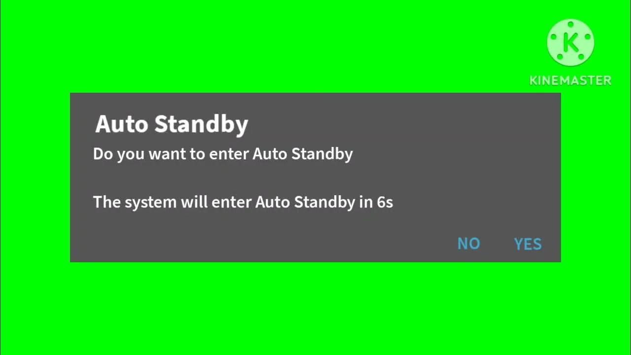 Standby Mode On TV Screen YouTube