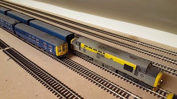 Daves model railway in the loft