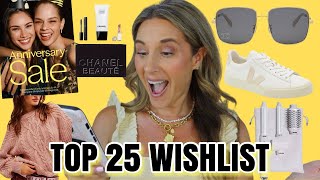 NORDSTROM ANNIVERSARY SALE WISHLIST!!! 💛TOP 25 ITEMS I'M PURCHASING FROM THE NORDSTROM SALE!!