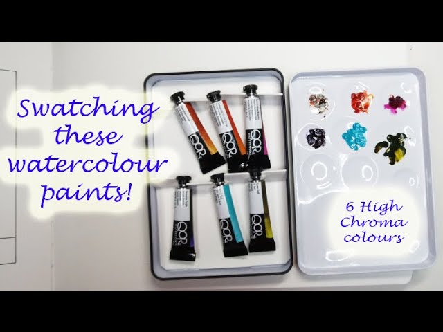 Golden QoR : Watercolor Paint : Introductory Set Of 6 High Chroma