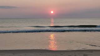Beach Sunrise and Relaxing Ocean Waves