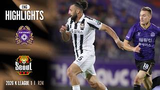 [Full ENG] 2026 K LEAGUE 1 I R24 I Anyang vs Seoul I 15-Min Extended Highlights