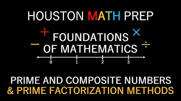 Prime Numbers, Composite Numbers & Prime Factorization Methods