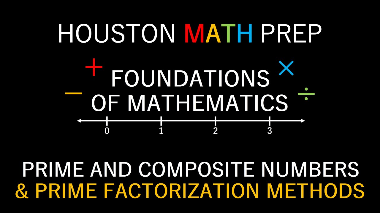 Prime Numbers Composite Numbers Prime Factorization Methods YouTube