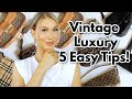 How To Buy Amazing VINTAGE Luxury Bags Online *5 Easy Tips