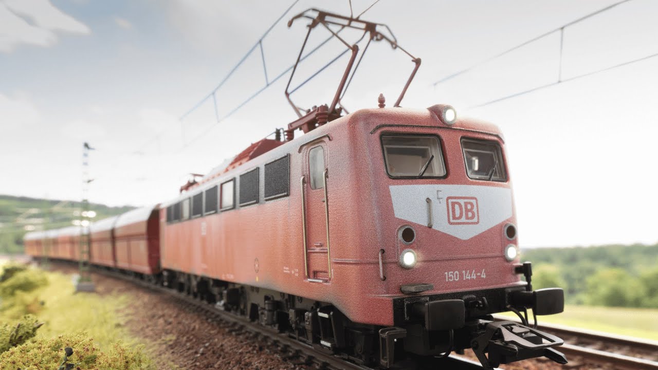 Elektrolokomotive Baureihe 150 / Ab Werk gealtert / Märklin und Trix Herbst Neuheit 2021