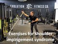 2 exercises to fix shoulder impingement syndrome