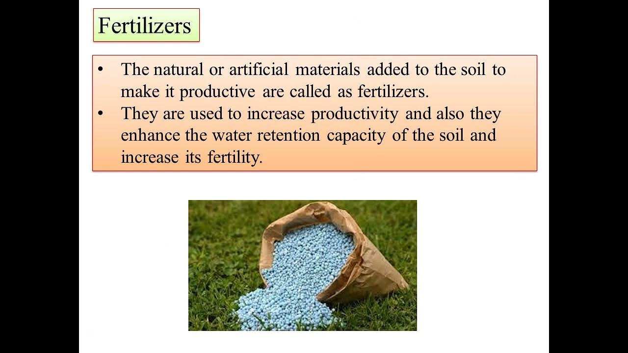 VI SEM Theory Paper VII Chemistry Fertilizers 1Definition