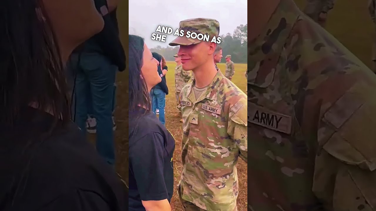 Soldier Reunited With Her Twin Sister 