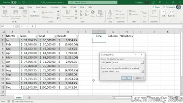 Create Sparklines in Excel – Mini Charts for Quick Data Insights