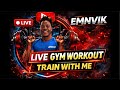 LIVE GYM WORKOUT🔴| Train With Me | No Excuses Gym Live Stream 🔴 | Real Workout Motivation 💪 #gym
