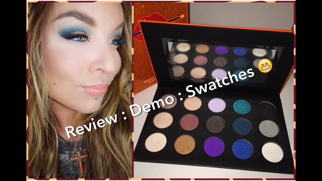 Review Demo Swatches Make Up For Ever 15 Artist Shadow Palette