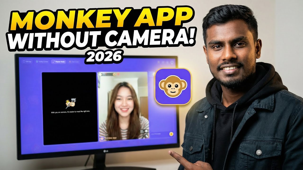 How to Use Monkey App Without Camera on PC | No Webcam Required (2026)