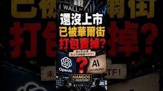 OpenAI還沒上市,華爾街已經開始賺錢了#OpenAI #AI #華爾街 #投資 #美股 #Nvidia #Google #SpaceX #科技股 #財經 #股票 #YouTubeShorts