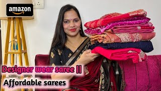 Amazon Best Desinger Saree Haul