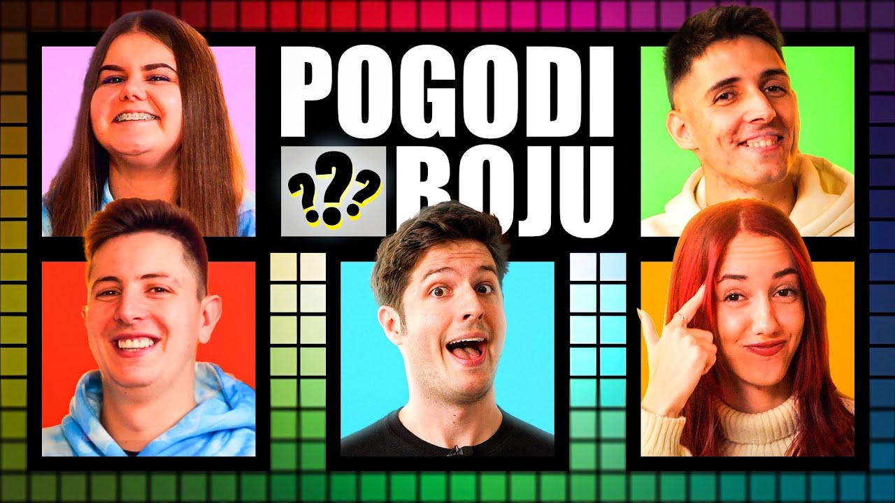 YOUTUBERI POGAĐAJU BOJE