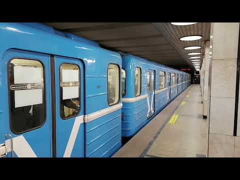 Новосибирск Площадь Маркса - Речной Вокзал + сборник поездов 24.11. 2023