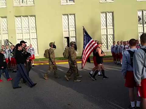 Operation Enduring Warrior- VMI Rat Mass Project 5k start 12/6/15 - YouTube
