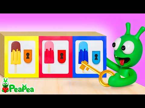 Pea Pea and the Three Mysterious Locked Boxes  - Alien Clay World