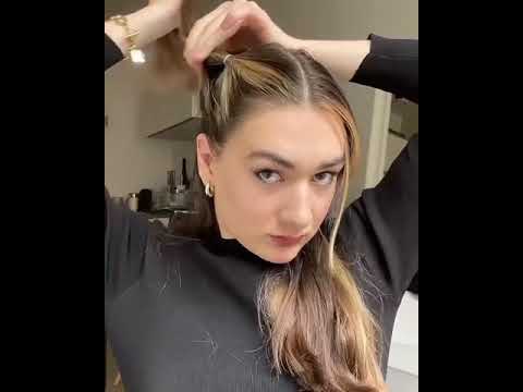 как сделать прическу для жирных волос - YouTube