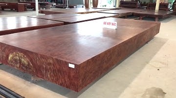 Cực Khủng - chiếu ngựa 1 tấm 1 chiếu gỗ Cẩm Lai (550*216*42) - Gỗ Việt Bắc