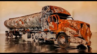 Restoration Abandoned Kenworth Semi Trailer Truck😱