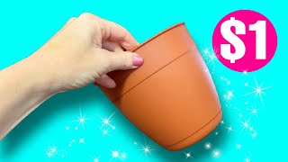 SHOCKING NEVER SEEN BEFORE $1 Planter Hacks! 🤯