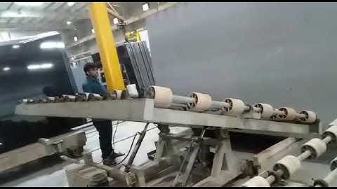 Granite flaming machine- High speed and High production