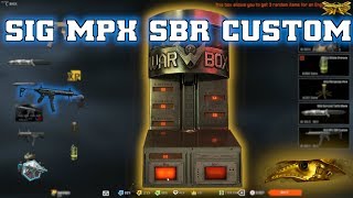 Warface - SIG MPX SBR Custom Box Opening