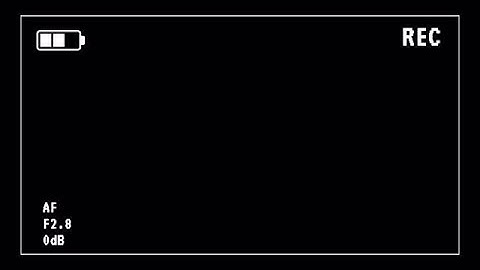 Camcorder HUD Overlay Stock Motion Graphics