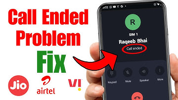How To Fix Call Ended Problem | Call Nahi Lag Raha Hai To Kya Kare | Call Ended Problem On Android