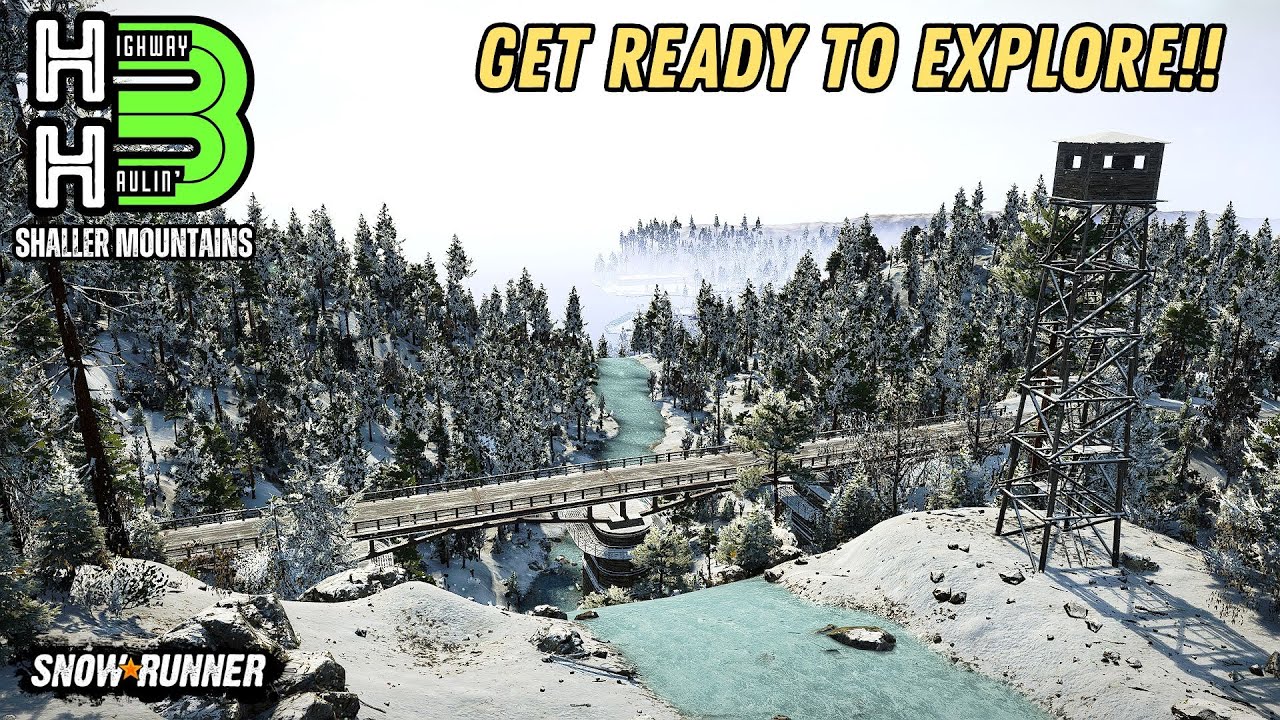Beautiful NEW Winter Adventure - Realisitc Snowrunner Mod Maps - YouTube