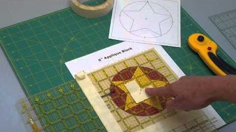 APPLIQUE-- Trimming the Excess (#12 of 13 videos) - LearnHowToQuilt.com BEGINNER BASICS