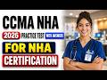 CCMA Practice Test with Answers for NHA Certification|CCMA NHA Practice Test 2026|Board Questions